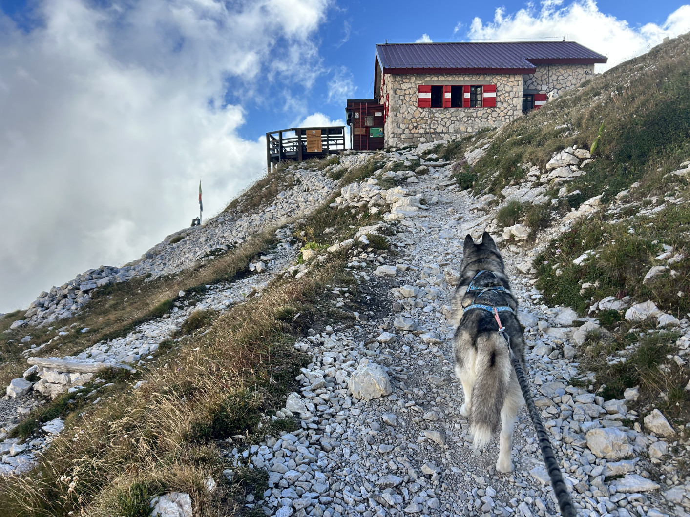 Vrchol Rifugio Carlo Franchetti